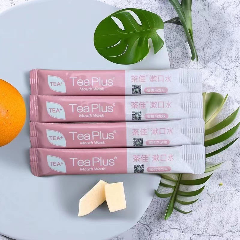 Portable 12ml Takeaway Strip-Packed Mouthwash for Catering, Disposable Travel Use, Freshens Breath, Deodorizes, Protects Gums, and Leaves a Long-Lasting Fragrance