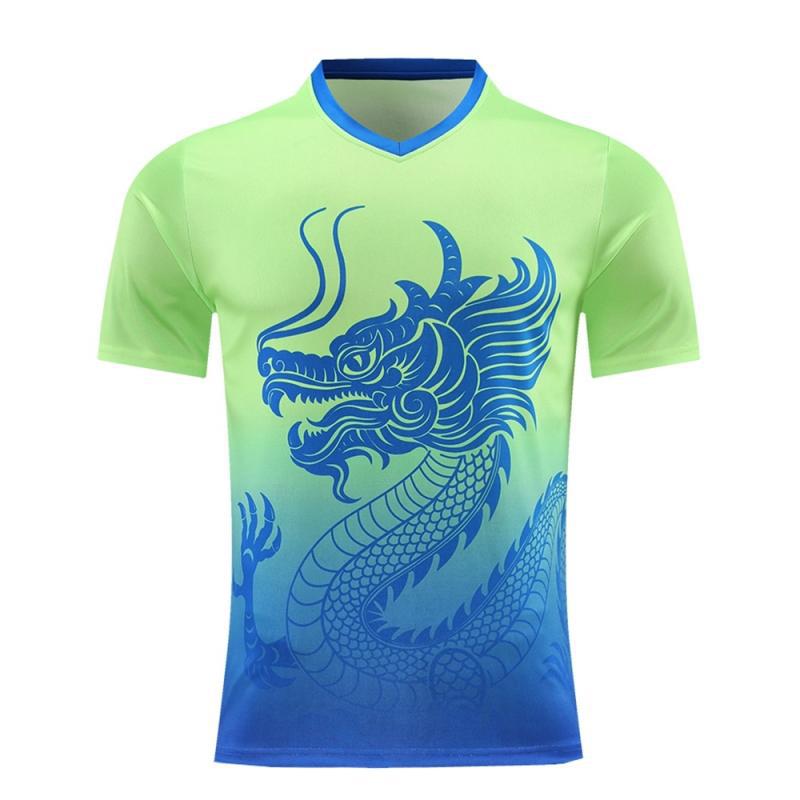 Dragón de secado rápido traje traje de barco de dragón manga corta protección solar dragón barco de dragón barco de dragón traje de equipo de seda de hielo se puede imprimir nombre del equipo