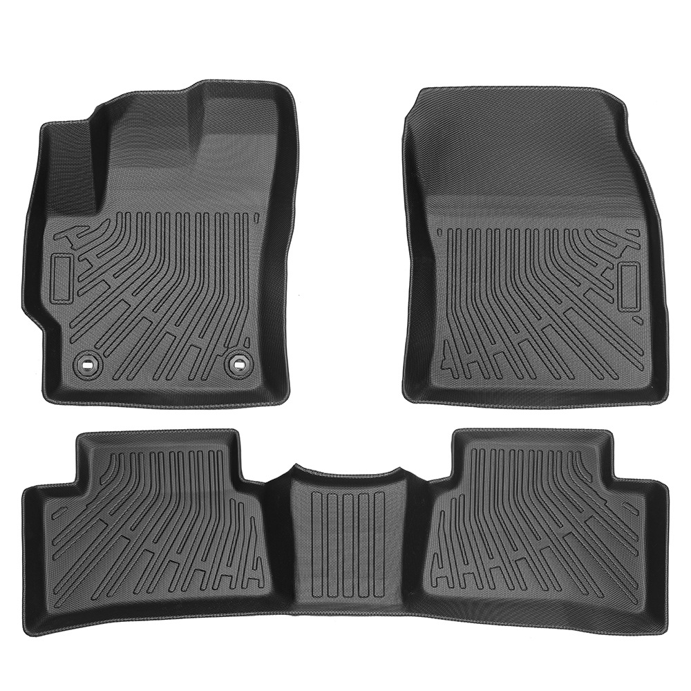 Para Corolla Cross FWD 2022 - 2025 TPE Foot Pads 3D All-Weather Material Backpack Pads