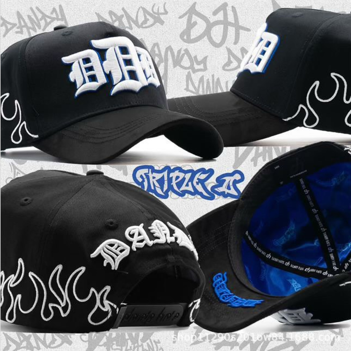 2025 explosión spot DANDY moda hip-hop tendencia gorra gorra de béisbol ajustable comercio exterior transfronterizo al por mayor