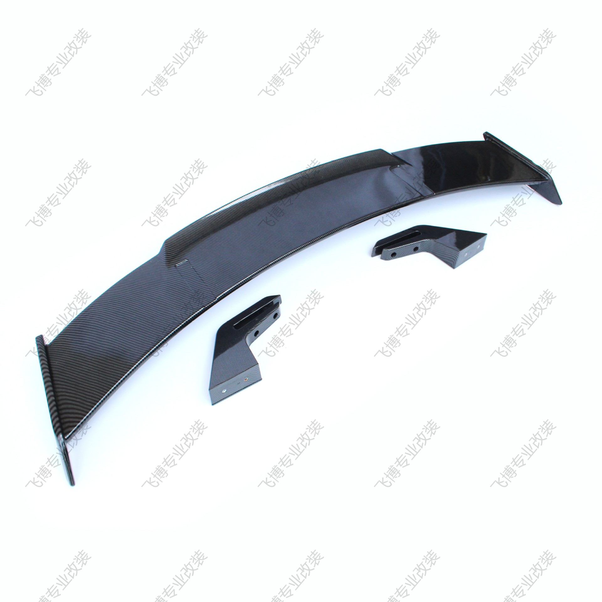 Suitable for Bmw, Audi and Mercedes-Benz Carbon Fiber Car Modification Large Rear Wing and Decorative Three-Catch Universal Aircraft Wing