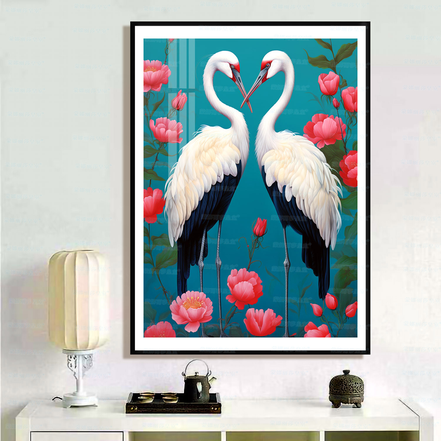 Monalisa real Cruz puntada caso ceja nuevo animal paisaje pintura simple pequeña pintura decorativa hecha a mano