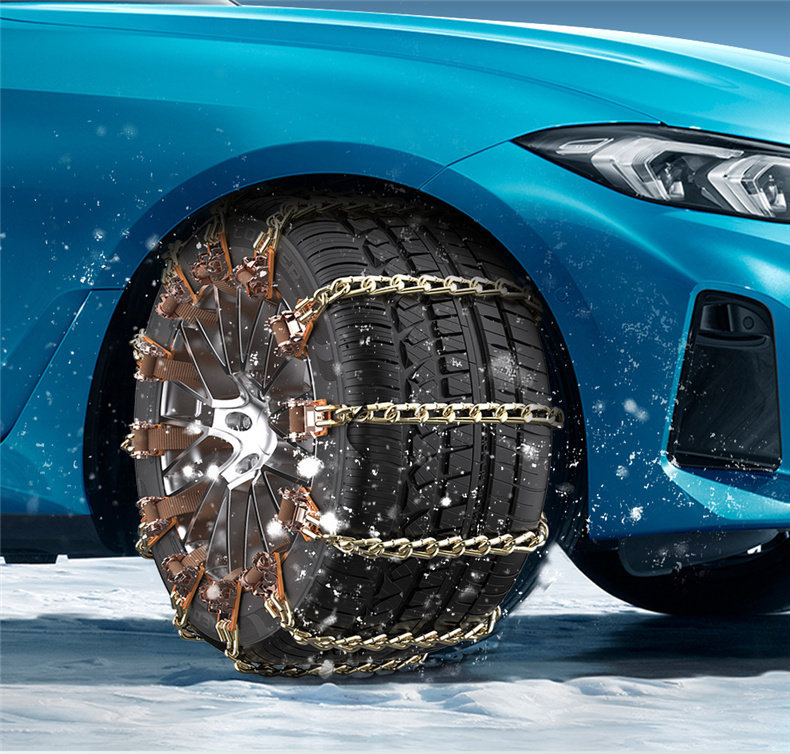 New Type of Car Tire Anti-Skid Chain That Does Not Damage Tires, Suitable for Off-Road Vehicles, Suvs, and Small Cars, Universal Winter Snow Anti-Skid Chain