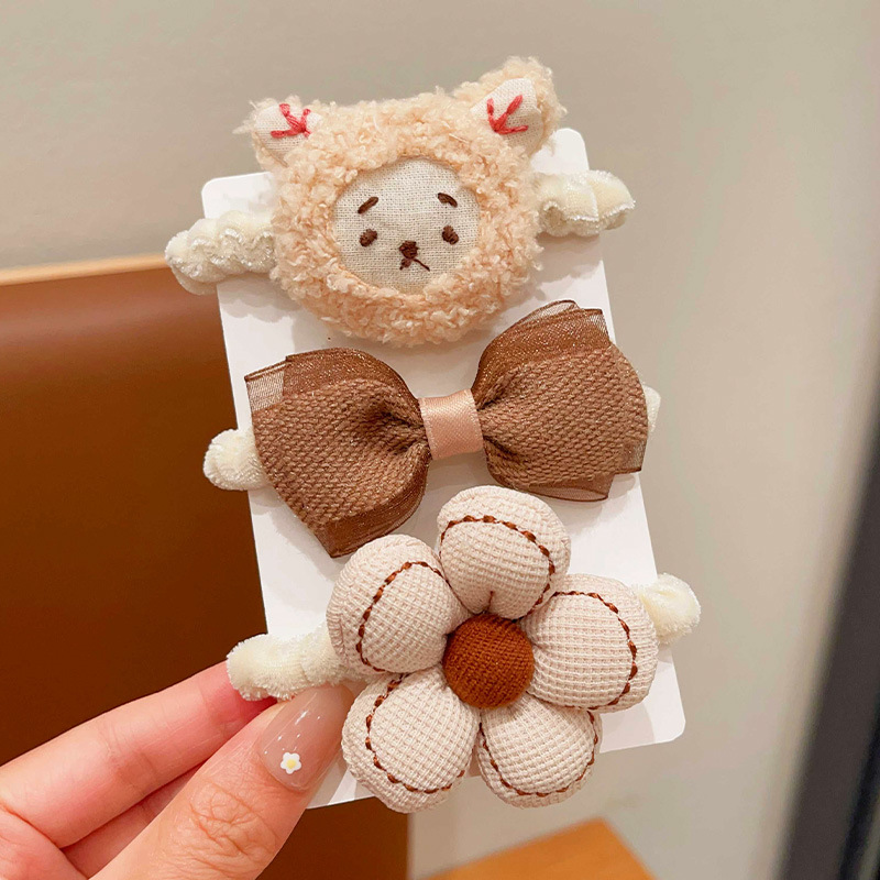 Niños cuerdas de cabello dulces niñas de alto valor facial color café leche de alta elasticidad cuerdas de cabello de cabello de cola de caballo de niña