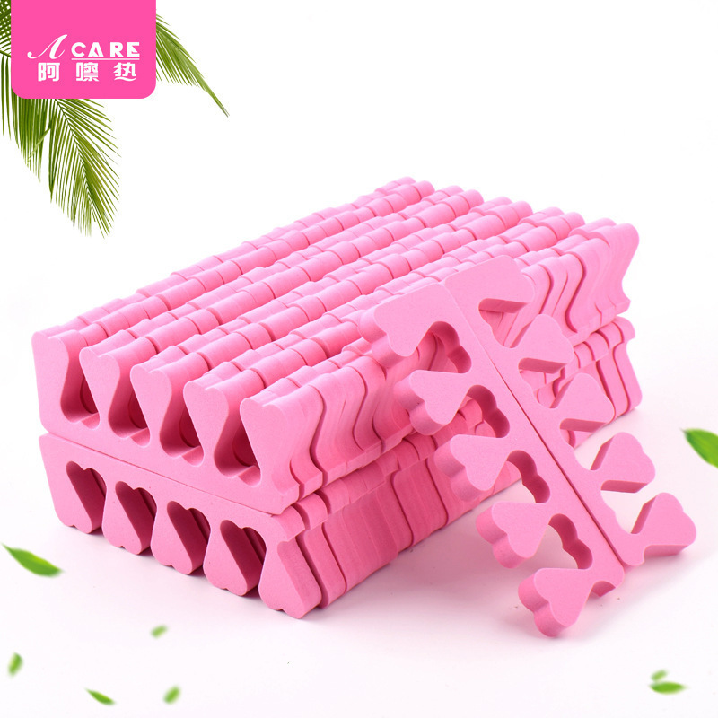 Free Shipping/Toe Separator A1P20-Sponge Silicone Nail Art Tool for Applying Nail Polish Supplies