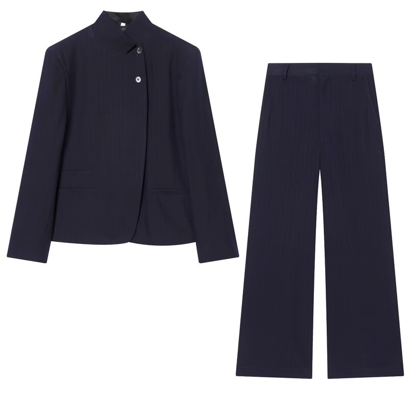 Taop&Za Women's Clothing 2026 Spring New Style Suit Jacket 3736050 High-Waisted Striped Pants 7149057