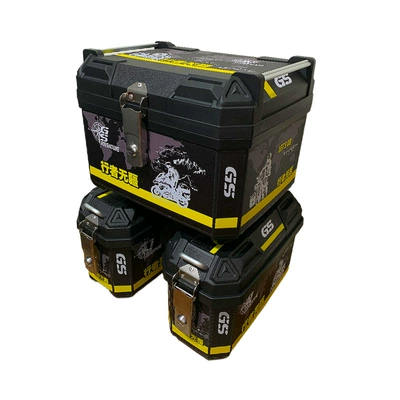 Waterproof, Thickened and Drop-Resistant, Electric car tail box - three-box-model-traveler-without-borders-25l47l-tailstock-model-integrated-bracket