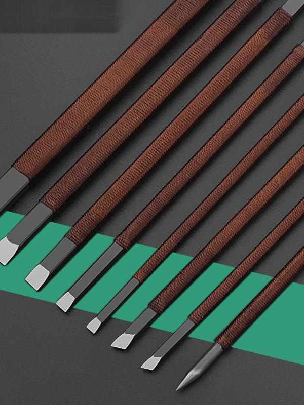 钨钢篆刻刀雕刻刀套装木工手工刀具玉石印章刻字初学者篆刻工具