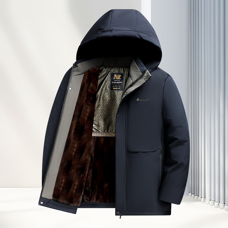 Chaqueta Acolchada con Grafeno y Felpa Térmica para Hombre