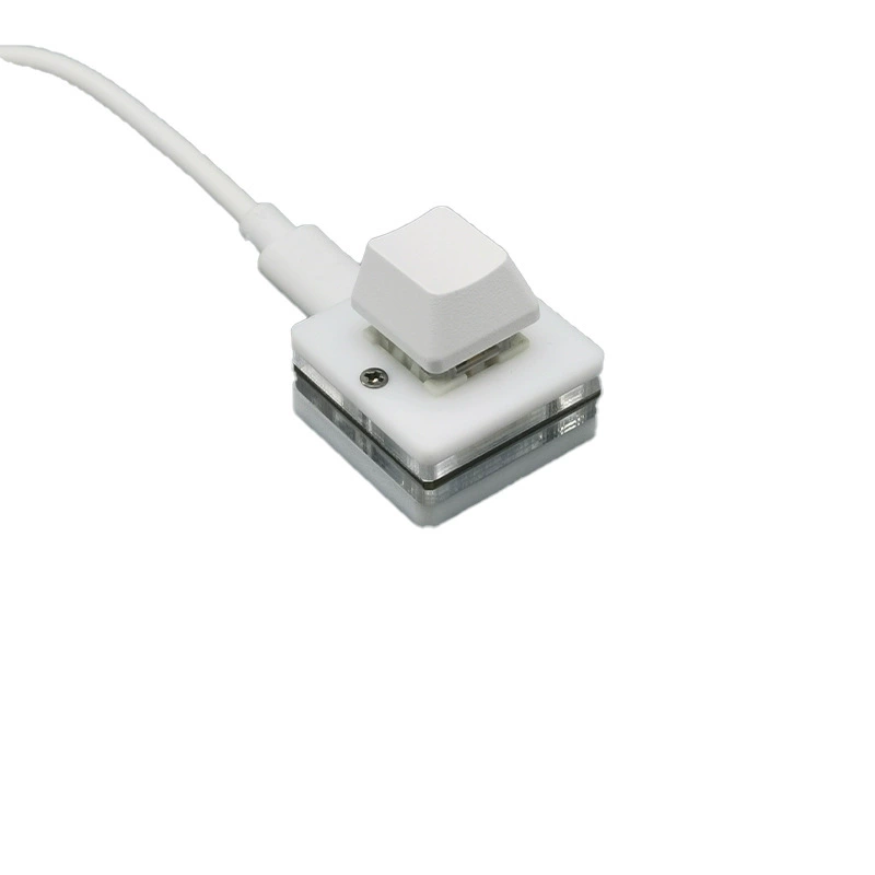 Мини USB клавиатура с одним ключом - статическая механическая, запись, комфорт и тишина, OSU аудио-видео зелёный валик красный валик красная ось