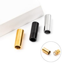 三七分不锈钢磁铁扣手链连接扣DIY饰品配件钢丝皮绳扣手绳扣头