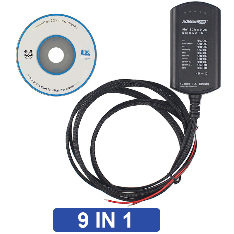 9 in 1 For euro 4 euro5 AdblueOBD2 9in1 adblue 欧4欧5适配器