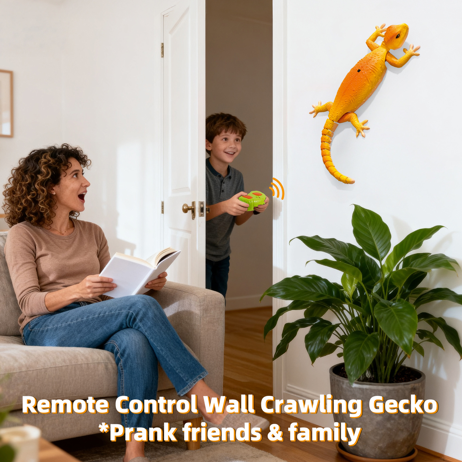 Cross-Border Remote Control Tiger Simulation Lizard Electric Bionic Climbing Walking Chameleon Wall-Climbing Toy Car For_voghion.com