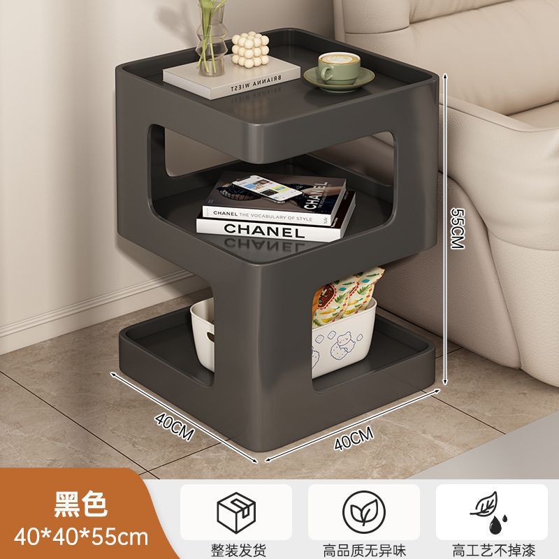 Mesa de cabecera simple moderna casa dormitorio pequeño armario de madera maciza creativo red cabecera estante al por mayor