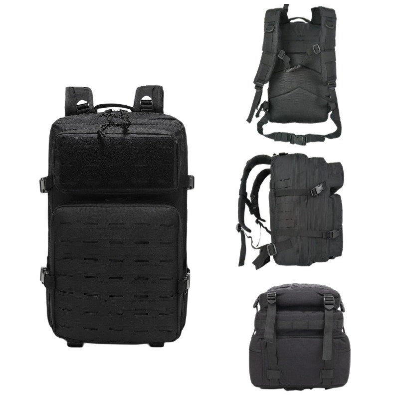 Bolsa de montañismo para campo de deportes al aire libre, mochila deportiva de almacenamiento para hombres, mochila táctica multifuncional para fanáticos militares, impermeable