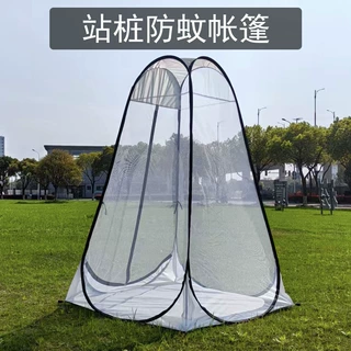 打坐站桩防蚊帐篷 禅修静坐蚊帐 室内户外免安装折叠速开便携单人
