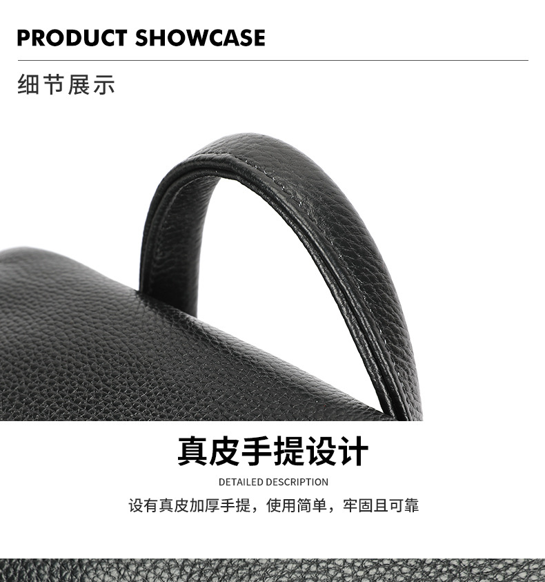 Ba lô nam công sở da bò cao cấp, đựng laptop 15 inch, dung tích lớn — 2348 Màu đen, 2349 màu đen, 2350 màu đen, 2351 Màu đen chi tiết 72