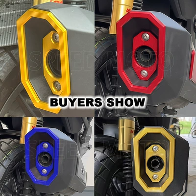 Motorcycle exhaust pipe – aluminum alloy protective cover