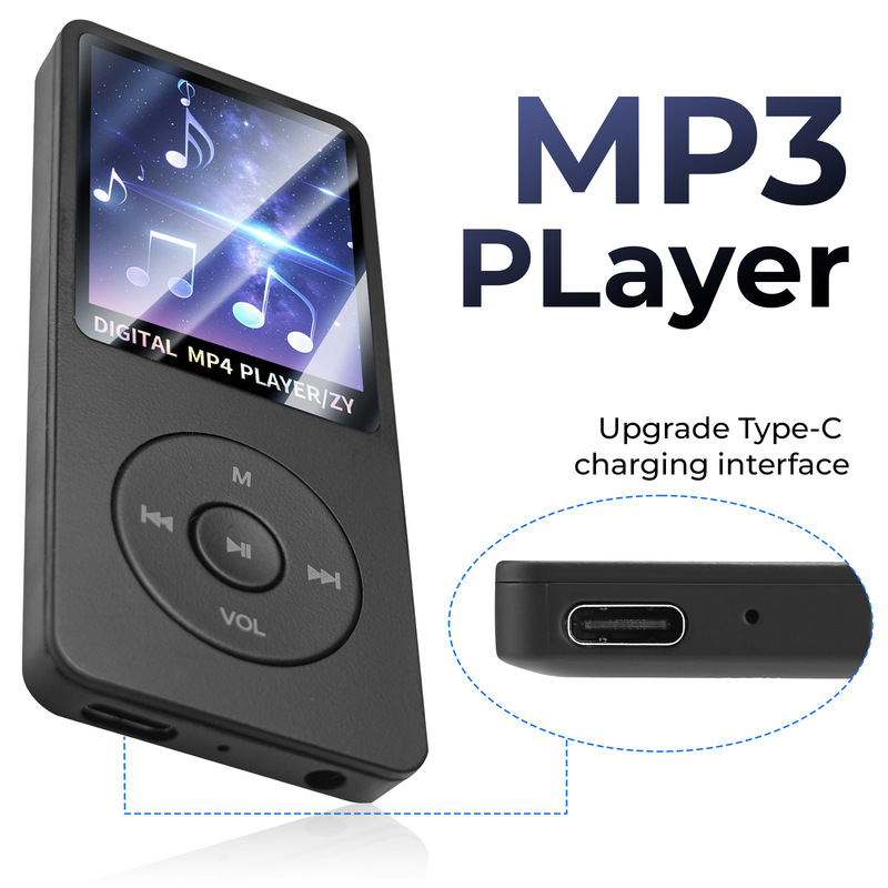 ZY418蓝牙带外响MP3音乐播放器 MP4便携随身听学生1.8寸 插卡MP3|undefined