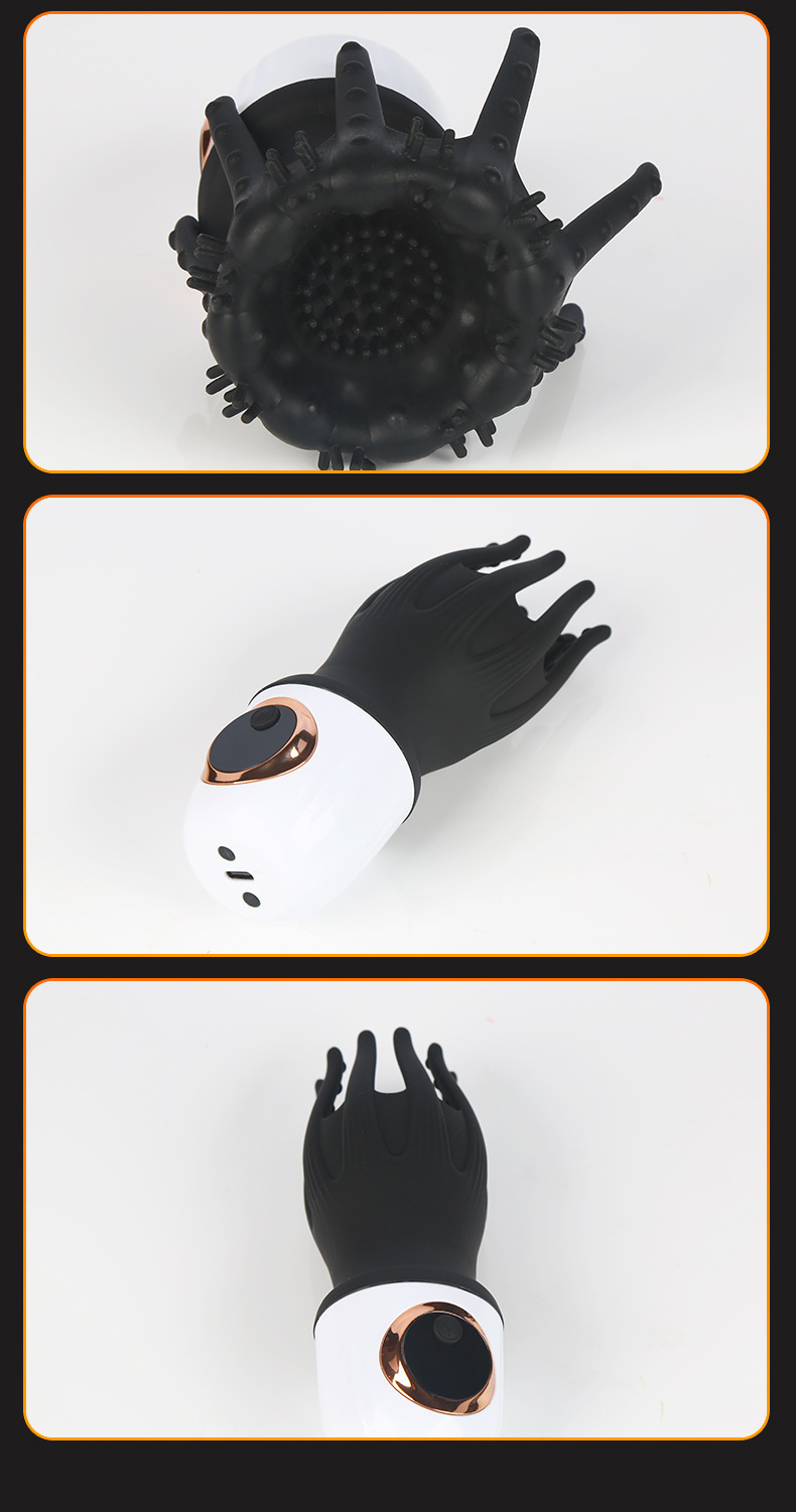 Swinging Magic Hand Powered Male Masturbator with Rotating Vibration and Glans Massage — detail image 28