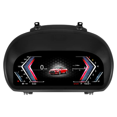 Suitable for BMW 1 Series E81 E82 E87 E88 2004-2011, modified to a high-definition large-screen full LCD instrument panel (automobile instrument) - 123inch-compatible-with-bmw-1-series-e87-e81-e82-e88-2004-2011-without-cp-basic-model-does-not-support-carplay