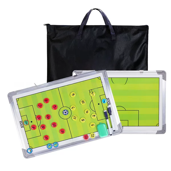 Large Magnetic Aluminum Alloy Football Tactical Board Football Game Coach Teaching Command Board Sand Table