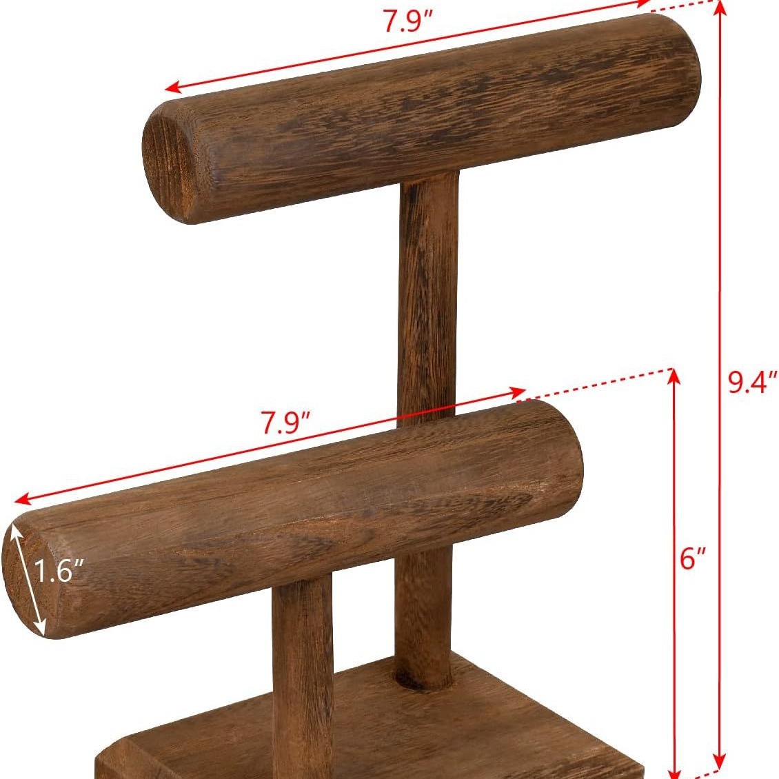 Wooden Jewelry Display Stand