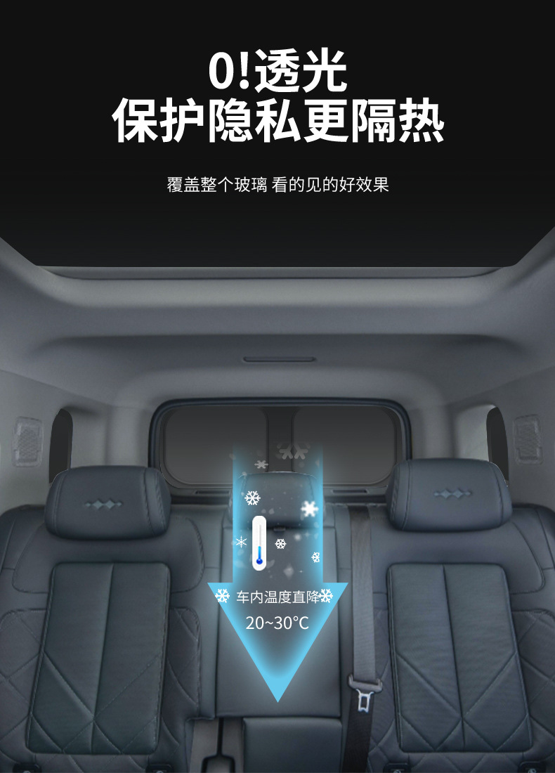 Suitable for Leopard 25 Titanium 7 Car Window Sunshade, Heat Insulation, Sun Protection, Privacy Camping Sunshade, Opaque