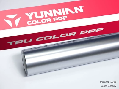 Auto Color Change Film: crystal TPU car color change - tpu-water-gloss-silver-suitable-for-both-wet-and-dry-use-15215m