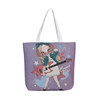 Cartoon one-shoulder bag, study bag for elementary school students, double sided embroidery