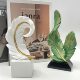 Niche Advanced Art Feather Ornaments Home Living Room Entrance Model Room Soft Decoration New House Housewarming New House Room