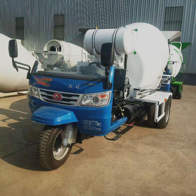 小型五轮轮混泥土搅拌车 五轮1方搅拌罐车 全液压湿料砂浆水泥车