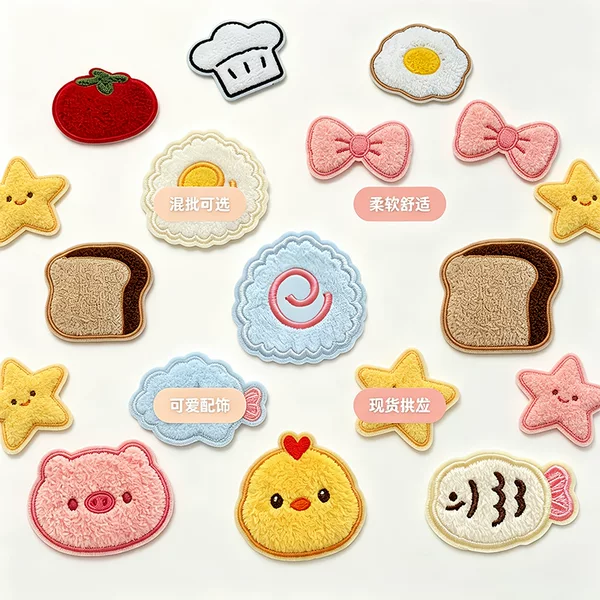 Korean-style versatile and stylish adhesive hair clips, simple and cute cartoon hair accessories for girls' daily look, bangs stickers
