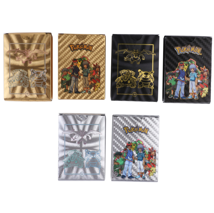 Tarjeta mágica de la hoja de oro del bebé Bao Ke Meng monstruo de bolsillo tarjeta de oro tarjeta de juego mascota elfo periférico