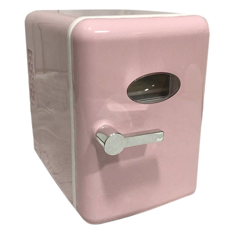 Новый небольшой холодильник 4л, мини-холодильник двойного назначения, маленький автомобильный холодильник, охлаждаемая маска для ухода за кожей, косметический холодильник, подарок, трансграничный