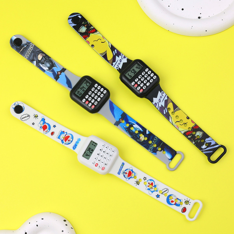 Cross-Border Exclusive New Personalized Calculator Watch for Students, Smart Arithmetic, Time and Calendar, Try It Out for Men and Women