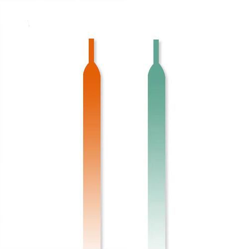 Baojie adapts to AJ1 Air Force One af1 men's white green orange mint green orange gradient white shoes with laces for women