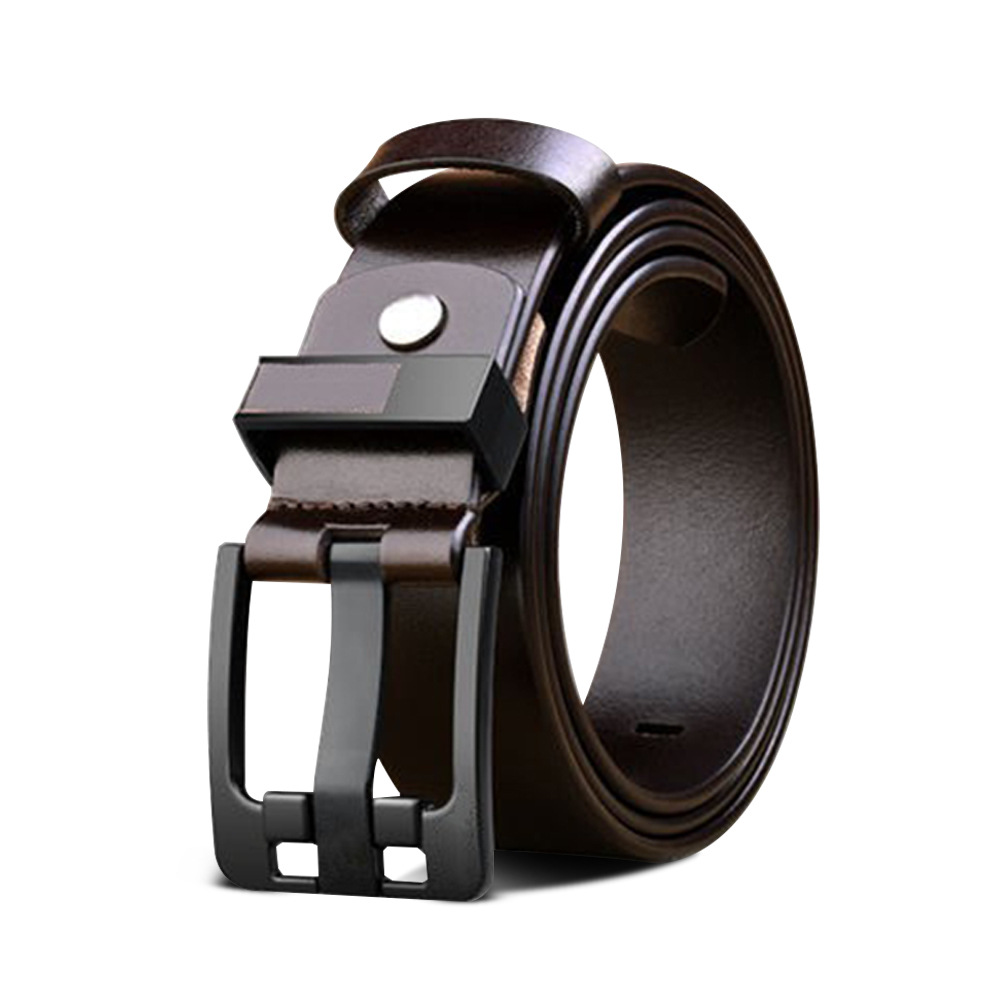 cinturón de hombre cinturón de aguja cinturón de cuero de vaca cinturón de negocios cinturón de cuero pu cinturón al por mayor [enviar perforador]