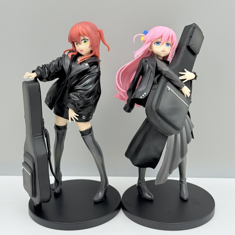 跨境新品 孤独摇滚吉他 站姿手办 二次元美少女动漫潮玩模型摆件|undefined