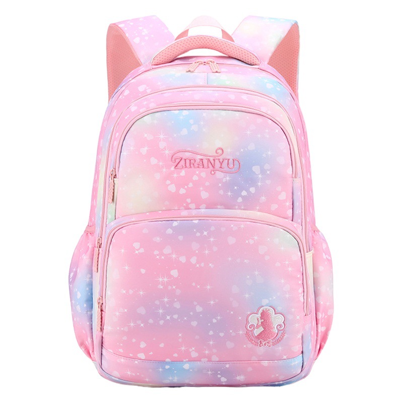 2022 peces naturales nueva mochila 3-6 grado niña ligera protección de la columna vertebral Transfronteriza Popular entrega de una sola pieza