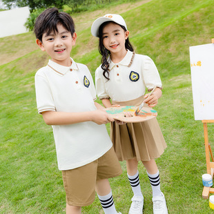 Kindergarten garden clothes summer new graduation photo performance clothing Primary School school uniform summer sports class clothes suit