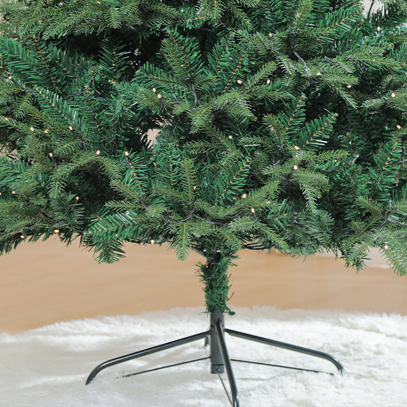 Árbol de Navidad, decoraciones navideñas, árbol de Navidad en PVC encriptado, DIY transfronterizo, gran modelo hecho a mano, nuevo modelo de gran tamaño