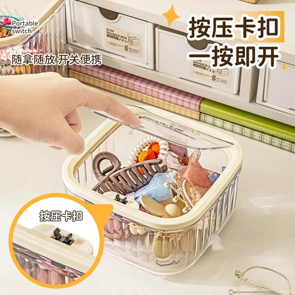 Transparent storage box