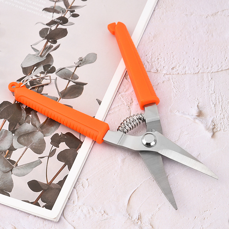 Jardín de acero inoxidable tijeras horticultura injerto tijeras de corte tijeras