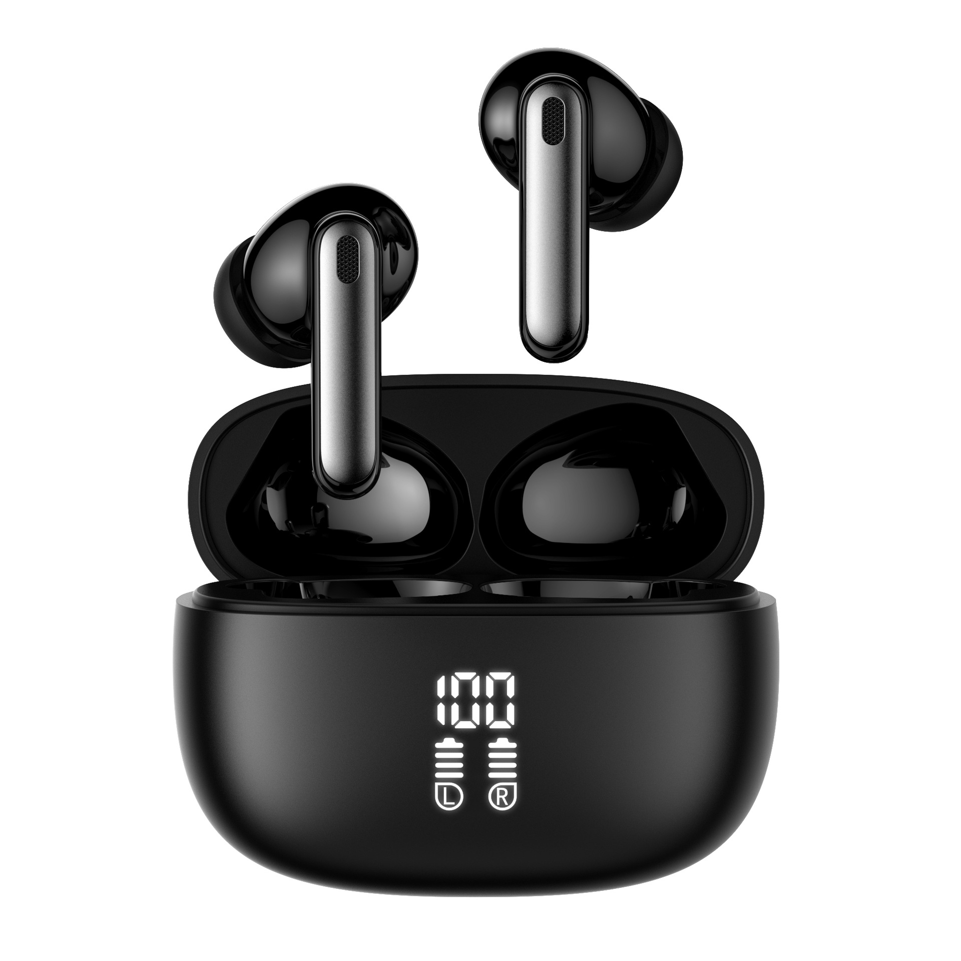 Auriculares Bluetooth Y90 de Triple Marca con Doble Alimentación y Reducción de Ruido 5.4, Modelo Privado Inalámbrico con Pantalla Digital Interna, para Juegos, Transfronterizos, Amazon