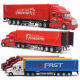 Hot Selling Alloy American Container Toy Amazon 1:48 Heavy Truck Container Truck Acousto-optic Car Model Cross-border New Product
