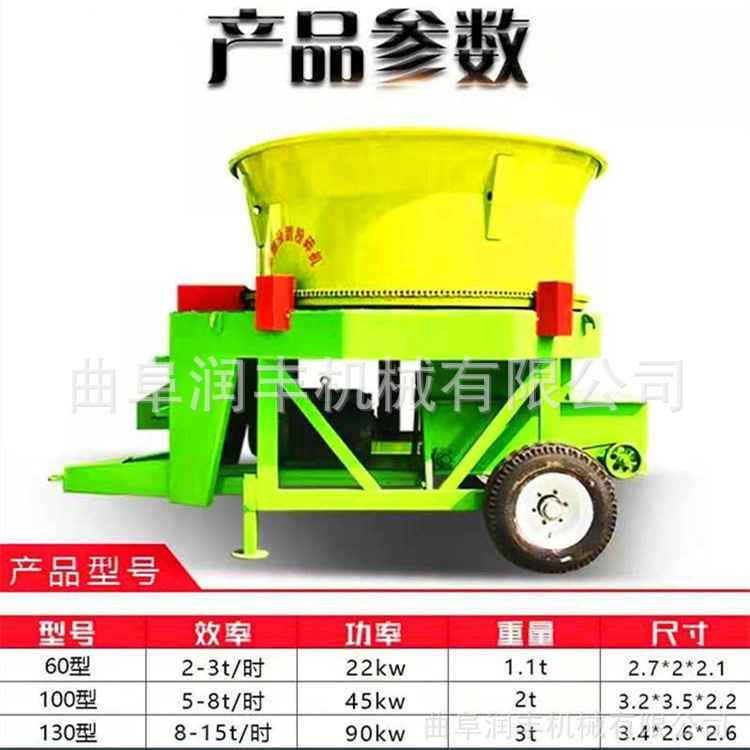 运行平稳圆盘破碎机秸秆切断牛羊揉丝机转盘式成捆稻草揉丝机