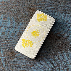 Zorro ultra-thin kerosene ZS5 two-color dragon electroplating model windproof and durable retro manufacturer wholesale lighter