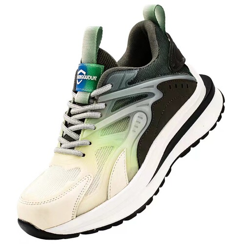 Seasonal Fashion Safety Shoes for Men - Anti-puncture, Anti-smash, Anti-odor, Steel Toe, Lightweight, Anti-slip, Wear-resistant Protective Casual Shoes