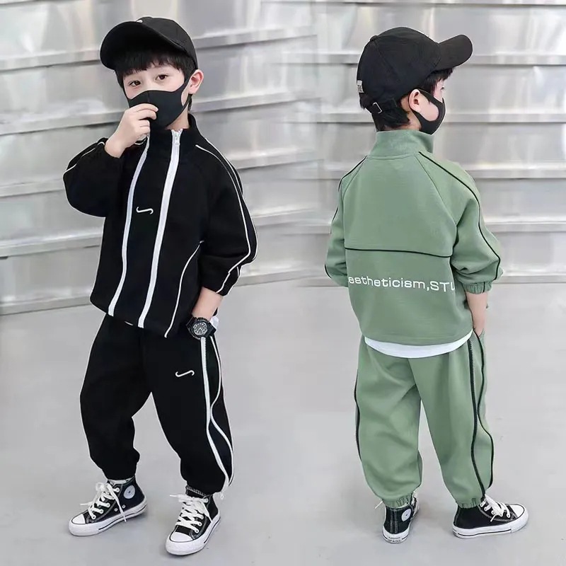 Παιδικό φθινοπωρινό σετ 2023 Νέο όμορφο κοστούμι μπέιζμπολ δύο τεμαχίων για αγόρια άνοιξη και_voghion.com